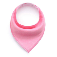 Bavoirs triangulaires en coton 100 % biologique, couleur unie, lavables, pour bébés et nouveau-nés – Vente en gros