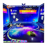 Simulador de Realidad Virtual para Interiores, Juegos de Carreras de Mario en PC 9D, Parque de Aventuras Deportivas, Entretenimiento Infantil, Autos de Choque, Material Escolar de Acero y Polietileno