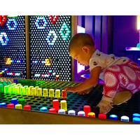 Systèmes de jeu interactifs muraux en bois, panneaux sensoriels muraux, apprentissage éducatif mural pour enfants