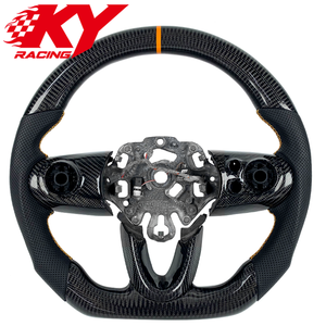 Volante Deportivo Personalizado de Fibra de Carbono Regular, Perforado/Cuero Tipo Gamuza, para Mini Cooper S JCW F54 F56 F58 R56 R57 - Product Image 1