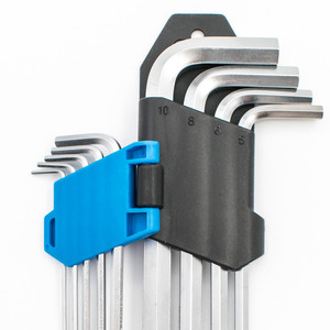 9 Mảnh Tay Dài Số Liệu <span class=keywords><strong>1</strong></span>.5Mm-10Mm Mờ Mờ Hoàn Thành Cao Cấp CR-V Vuông Hex Allen Bộ Chìa Khóa - Product Image 2