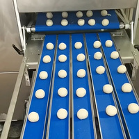 Machine à diviser et à arrondir la pâte automatique à 5 rangées en acier inoxydable, ligne de traitement de la pâte à pain de précision industrielle