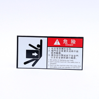 Etiqueta Personalizada con Código QR, Placa de Identificación de Metal, Epoxi y Aluminio con Adhesivo 3M