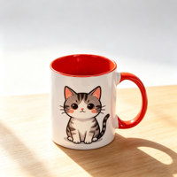 Fabrication de tasses en céramique colorées de 11 oz pour la sublimation, personnalisables avec logo, vente en gros