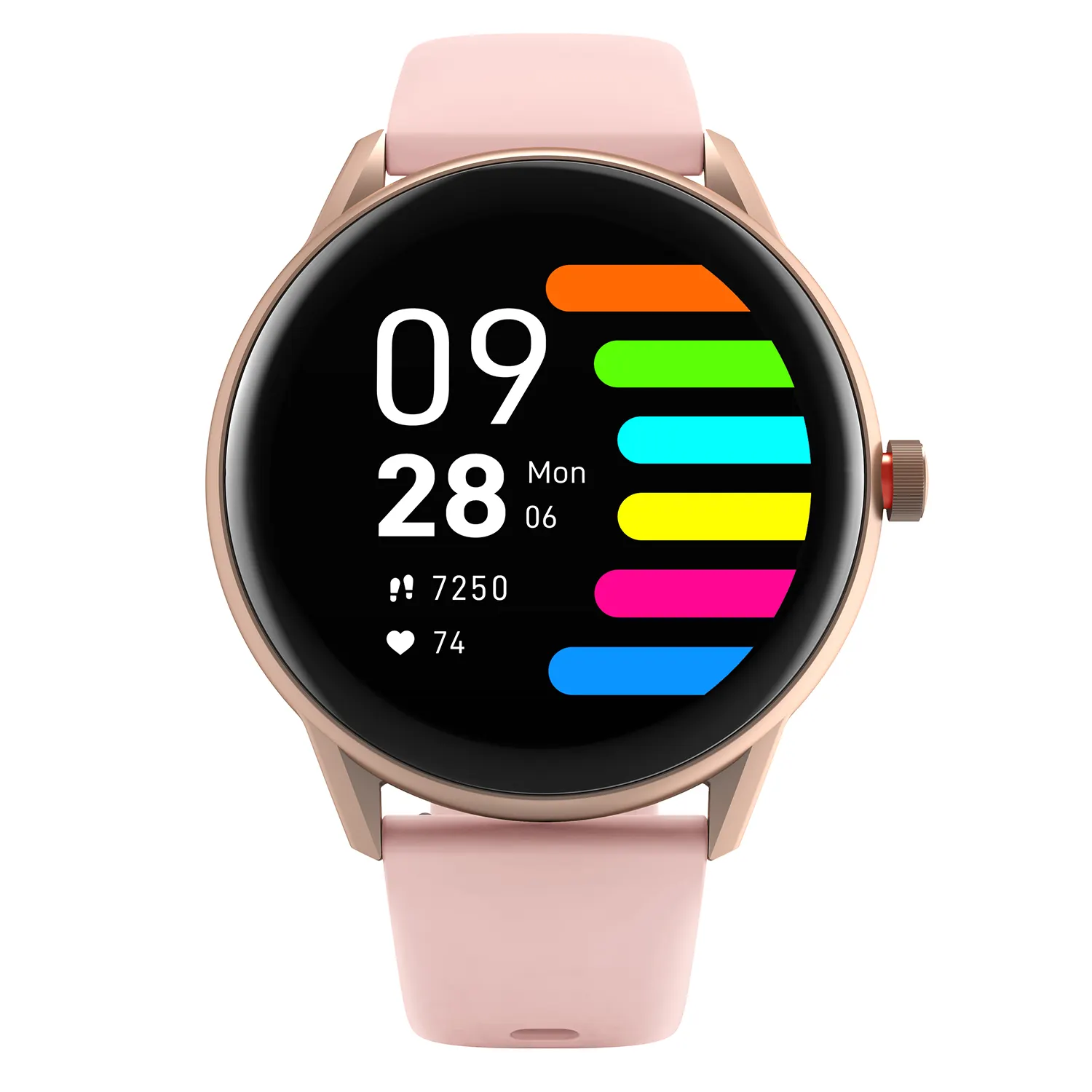Soundpeats Horloge Pro 1 Hot Koop Roze Smart Horloge Fitness Tracker Voor Mannen Vrouwen Smartwatch Met Hartslagmeter Slaap
