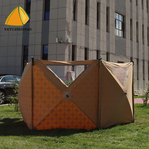 Usine personnalisée Style arabe motif désert cour clôture carré <span class=keywords><strong>Camping</strong></span> en plein air écran <span class=keywords><strong>pare</strong></span>-<span class=keywords><strong>brise</strong></span> bouclier mur coupe-vent voitures - Product Image 5