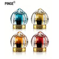 Capuchon d'atomiseur King Crown, couvercle de parfum en métal 8 mm, forme chapeau de lion, cœur de rose, couvercle magnétique en ABS, rubis, personnalisé