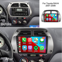 Autoradio Android 4G 64G pour Toyota RAV4 2001-2006, Carplay sans fil, Android Auto, écran tactile 9 pouces, radio de voiture, navigation GPS