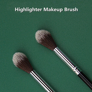 Pennello evidenziatore affusolato professionale pennelli trucco sfumato per zigomo evidenziazione miscela Bronzer contorno fard - Product Image 5