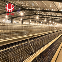 Cage à poulettes de type A, 3, 4 ou 5 niveaux, en fil d'acier Q235 galvanisé, poulailler pour poussins, ferme avicole, ISO 9001, poulailler compact