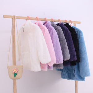 Happy Luoka OEM soft winter warm girls coat - Product Image 1