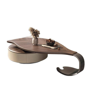 Mesa de Centro Moderna de Madera Sólida para Sala de Estar, Duradera y Fácil de Limpiar, Muebles para el Hogar - Product Image 6
