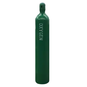 Bombola per gas in acciaio senza saldatura personalizzata di grandi dimensioni bombola per gas da 40 litri bombola per ossigeno