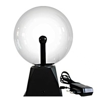 Vente chaude 8 pouces 3 couleurs Magic Plasma Ball Table Veilleuse Tactile Sensible commande vocale Sphère Lampe