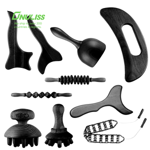 Terapia de madera <span class=keywords><strong>rosa</strong></span> para masajeador de Maderoterapia para rodillo Stick otras aplicaciones corporales herramientas de cinturón de masaje - Product Image 4