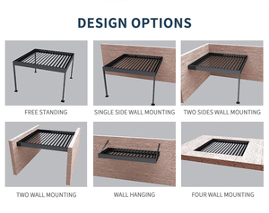 Pergola extérieure en aluminium à toit à persiennes réglables sur mesure pour <span class=keywords><strong>jardin</strong></span>, patio, cour, terrasse - Product Image 5