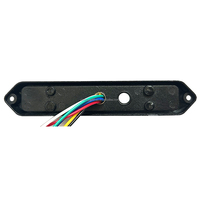Feux avant LED quadri-couleurs ambre, blanc, vert, bleu, rouge, clignotants, feux de signalisation LED, phare de moto pour véhicules d'urgence
