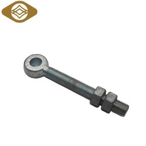 Alliage d'approvisionnement en usine galvanisé zingué matériel de gréement personnalisable boulons à oeil produit forgé à chaud - Product Image 1