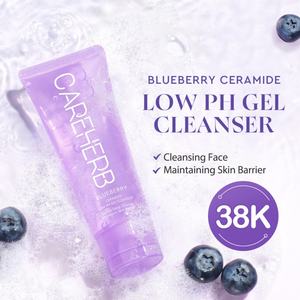 OEM ODM <b>Skin</b> Repair Ance Foaming Centella Face Wash Blueberry Ceramide Low PH Gel Facial <b>Cleanser</b> - Product Image 2