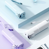 Offre Spéciale – Chargeur de Téléphone Portable 3-en-1 Portable PD 20W 5000mAh Multifonction avec Câble Intégré et Charge Rapide – Batterie Externe