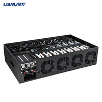 Lianli CRPS 857S redondant 8GPU boîtier personnalisé châssis d'ordinateur Support 3070 3080 cartes graphiques boîtier silencieux