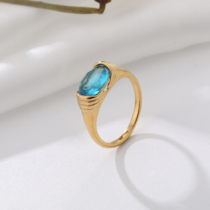 แหวนนิ้วสแตนเลสสตีลชุบทองโบราณแบบคลาสสิกสำหรับผู้หญิงและผู้ชาย ปรับขนาดได้ พร้อมสลักโลโก้ตามสั่ง - Product Image 3