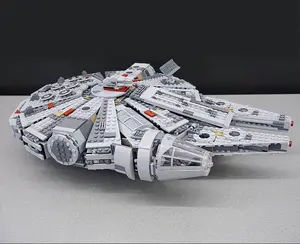 Kit de construcción del Halcón Milenario definitivo de Star Wars, modelo de nave espacial, el mejor regalo y película coleccionable para adultos