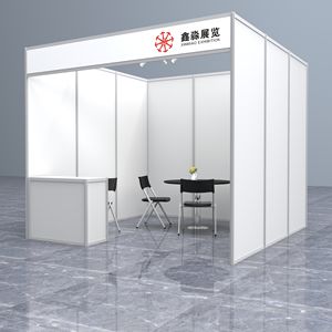 Stan Pameran Standar 3X3 dengan Skema Booth Kustom dan Rangka Aluminium - Product Image 1