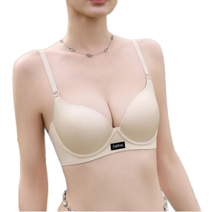 No Trace Beautiful Back Small Chest Reunidos para um olhar grande Reunidos Seios Acessório No <span class=keywords><strong>Steel</strong></span> Ring Bra - Product Image 1