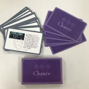 Colección de alta calidad juego de impresión de tarjetas de venta al por mayor tarjetas de personalizado