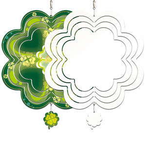 Nuovo Ciondolo Personalizzabile per Campanella a Vento, Design Rotante 3D in Acciaio Inox per Matrimoni e Compleanni, Vendita all'Ingrosso - Product Image 1