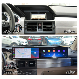 Double écran 12,3 pouces Carplay pour <span class=keywords><strong>Mercedes</strong></span> Benz <span class=keywords><strong>GLK</strong></span> X204 GLK250 GLK300 GLK200 Lecteur multimédia Android 2008-2015 <span class=keywords><strong>Autoradio</strong></span> - Product Image 2