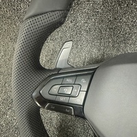 Volant en cuir pour Volkswagen Polo gti Scirocco GTS GTE GLI R-Line Golf 6 Mk4 Mk5 Mk7 GTD CC Polo jetta passat