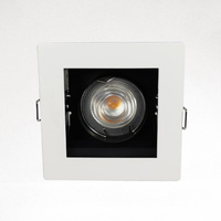 Montaje de fácil reemplazo MR16 GU5.3 E27 GU10 Techo empotrado Downlight Carcasa de aluminio Downlight Accesorios GU10/MR16 Portalámparas