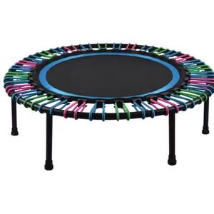Mini Trampolines d'Entraînement d'Intérieur pour Adultes avec <span class=keywords><strong>Corde</strong></span> Élastique Silencieuse et Souple pour Saut Fitness Rebounder - Product Image 1