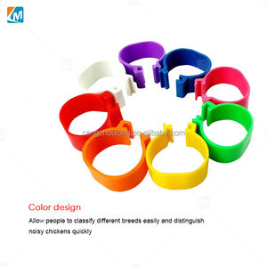 YZB Mix Kleur 16mm 18mm 20mm Pootringen Vogelclip op Beenringen voor Kuikens Bantam Kwetsbare Vogels Liefdesvogels Vink Kleine Pluimvee - Product Image 5