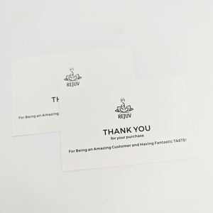 Tarjetas de Felicitación Triangulares de Lujo, Ecológicas, con Logotipo Personalizado Impreso en 1 Color, Papel Recubierto, Estampado Dorado, MOQ Bajo, Alta Calidad - Product Image 3