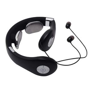 Écouteurs tour de cou Bluetooth 5.0 portables intra-auriculaires 2-en-1 avec masseur de nuque pliable - Product Image 1