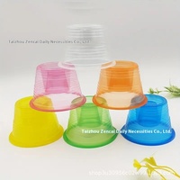 Gobelet jetable en plastique à paroi simple, très résistant, 5 oz. Pour les fêtes de mariage, de Thanksgiving, d'Halloween, de Noël, utilisation pour les boissons