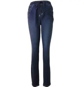 Most popular women's narrow foot jeans high waist slim small foot jeans women's elastic waist jeans women's denim