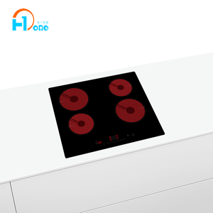 <span class=keywords><strong>Plaque</strong></span> de <span class=keywords><strong>cuisson</strong></span> infrarouge OEM/ODM intégrée en <span class=keywords><strong>4</strong></span> zones, cuisinière en céramique 6000W 220V avec anneaux lumineux à commande tactile - Product Image 3