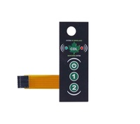 Anti-interference Locomotive Membrane Control Panel High Temperature Resistant Silicone Keypad Manufacturer Lipolytic Solution