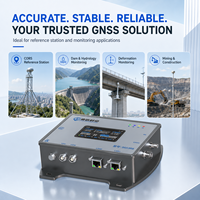 Récepteur GNSS multibandes IP68 avec précision horizontale de 1,5 m pour la surveillance des déformations des barrages, des glissements de terre, des mines et des ponts via 4G/WiFi
