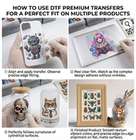 Vinilo UV para Vasos de PVC Lavables, Adhesivo de Transferencia para Vasos de 16 oz y Tazas de Vidrio, Regalo para Mamá con Envío Gratuito