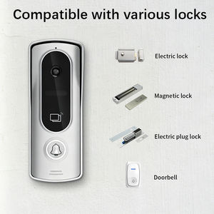 <span class=keywords><strong>Sonnette</strong></span> sans fil avec caméra de 10 pouces, sans câblage complexe, protection contre les pannes de courant, vidéophone domestique pour maisons de retraite - Product Image 3