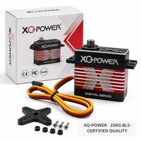 Servomoteur numérique XQ-BLS8125D 25 kg sans balais étanche haute vitesse avec engrenages en acier inoxydable et aluminium CNC 8,4 V pour UAV