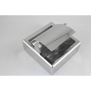 Dispensador de Papel Higiénico Cuadrado de Acero Inoxidable 304ss, Diseño Moderno, Independiente, <span class=keywords><strong>Color</strong></span> Personalizado 1 - Product Image 4