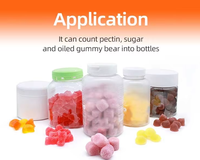 Machine de remplissage automatique de bonbons gélifiés en bouteille de haute qualité, machine de comptage et d'emballage de bonbons gélifiés en forme d'ours