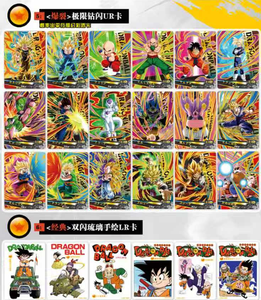 Cartes de collection Dragon Ball Z avec image de stars, Goku, <span class=keywords><strong>Vegeta</strong></span>, <span class=keywords><strong>Bulma</strong></span>, Gohan, cartes à jouer numérotées, jouet pour enfants |   Cadeau de Noël - Product Image 2