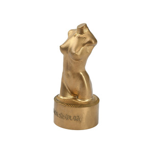 Brass Machined Part Round Shape 5 Axis CNC Processing Metal Craft <b>Hardware</b> Component - Product Image 1